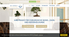 Desktop Screenshot of dr-korsch.de